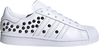 Pre-owned Adidas Originals Superstar Studded White (women's) Sneakers In Cloud White/core Black/scarelet Red