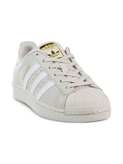 Adidas Originals Kids' Superstar "talc/white" Sneakers In Green