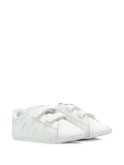 Adidas Originals Babies' Superstar Touch-strap Sneakers In White