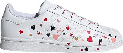 Pre-owned Adidas Originals Superstar Valentine's Day (2020) (women's) Sneakers In Cloud White/core Black/glory Pink