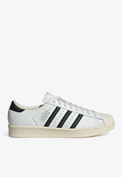 Adidas Originals Superstar Vintage Made In Germany Leather Sneakers In White