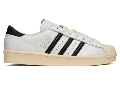 Pre-owned Adidas Originals Superstar Vintage White Black Ostrich (women's) Sneakers In Cloud White/core Black/cream White