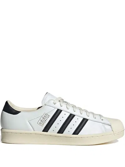 Adidas Originals Superstar Vintage Made In Germany Leather Sneakers In White
