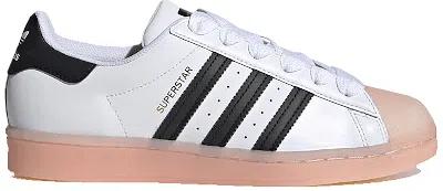 Pre-owned Adidas Originals Superstar White Black (women's) Sneakers In Cloud White/core Black/haze Coral