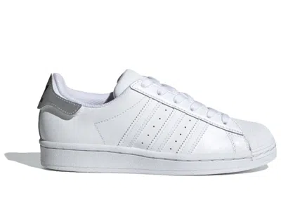 Pre-owned Adidas Originals Superstar White Sneakers In Cloud White/core Black In Multi