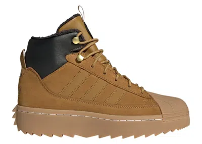 Pre-owned Adidas Originals Superstar Winterized Trek Sneakers In Bronze Strata/gum