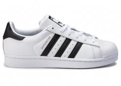 Pre-owned Adidas Originals Superstar (women's) Sneakers In Footwear White/core Black/soft Vision In Multi