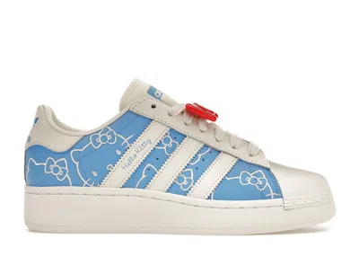 Pre-owned Adidas Originals Superstar Xlg Hello Kitty (women's) Sneakers In Blue Burst/off White/red