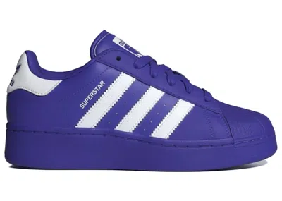 Pre-owned Adidas Originals Superstar Xlg (women's) Sneakers In Blue/cloud White/supplier In Multi