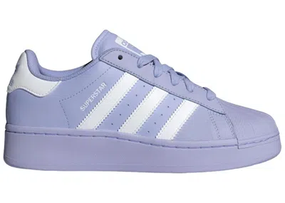Pre-owned Adidas Originals Superstar Xlg (women's) Sneakers In Cloud White/violet Tone