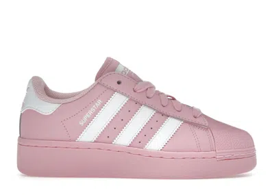 Pre-owned Adidas Originals Superstar Xlg (women's) Sneakers In True Pink/cloud White
