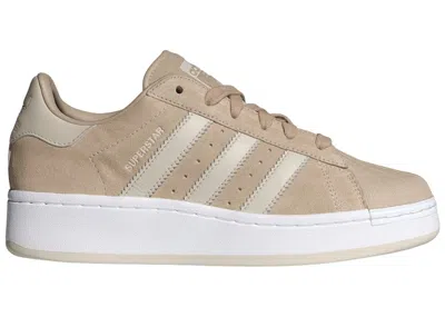 Pre-owned Adidas Originals Superstar Xlg (women's) Sneakers In Wonder Beige/cloud White In Multi