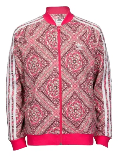 Adidas Originals Superstar Zip-up Track Jacket In Multi
