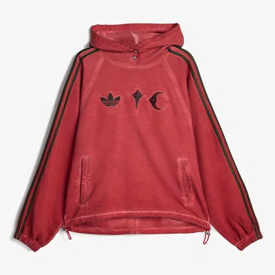 Adidas Originals Sweat Hoodie X Thug Club In Red