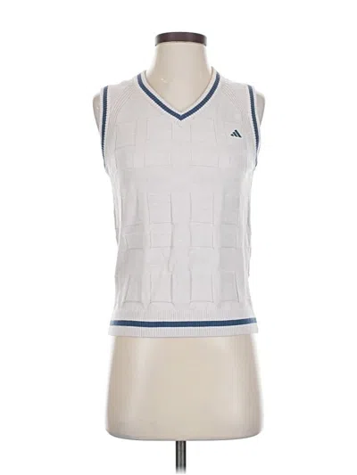 Pre-owned Adidas Originals Sweater Vest In White