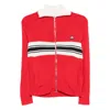 Adidas Originals X Wales Bonner Embroidered-logo Cardigan In Red