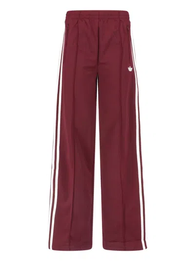 Adidas Originals Sweatpants "firebird" In Burgundy
