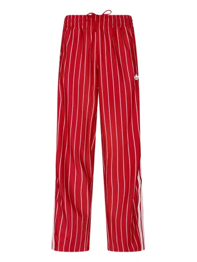 Adidas Originals Sweatpants "firebird" In Red