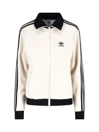 Adidas Originals Sweatshirt "track" In Neutral