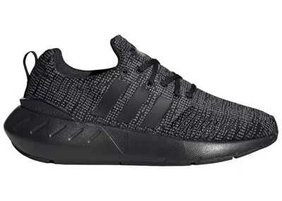Pre-owned Adidas Originals Swift Run 22 Grey Sneakers In Core Black/grey Five/cloud White