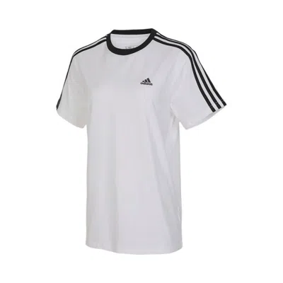 Adidas Originals 运动休闲时尚日常 女子t恤 In White