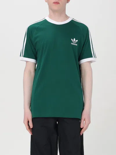 Adidas Originals T-shirt  Men In Forest Green