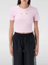 Adidas Originals Adidas Campus 2000 Back Cutout Rib Crop T-shirt In Pink