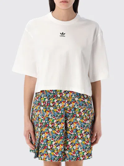 Adidas Originals T-shirt  Woman Color White