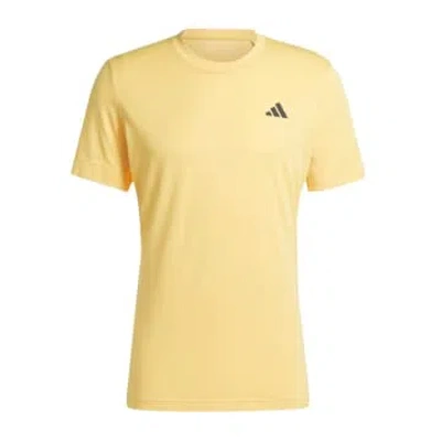 Adidas Originals T-shirt Freelift Uomo Semi Spark/spark In Yellow