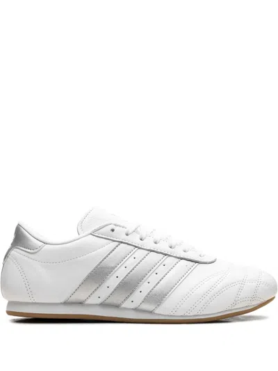 ADIDAS ORIGINALS TAEKWONDO "CLOUD WHITE/SILVER METALLIC/GUM" SNEAKERS