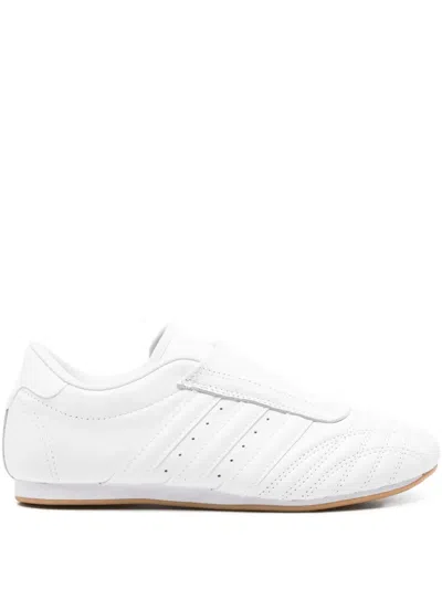 Adidas Originals Taekwondo Leather Sneakers In White