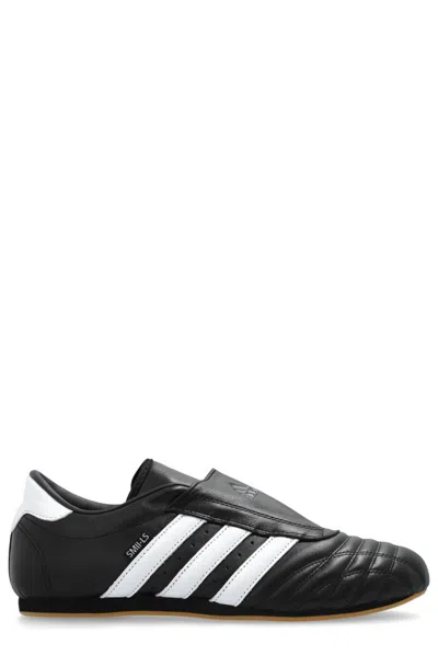 Adidas Originals Taekwondo Leather Sneakers In Black