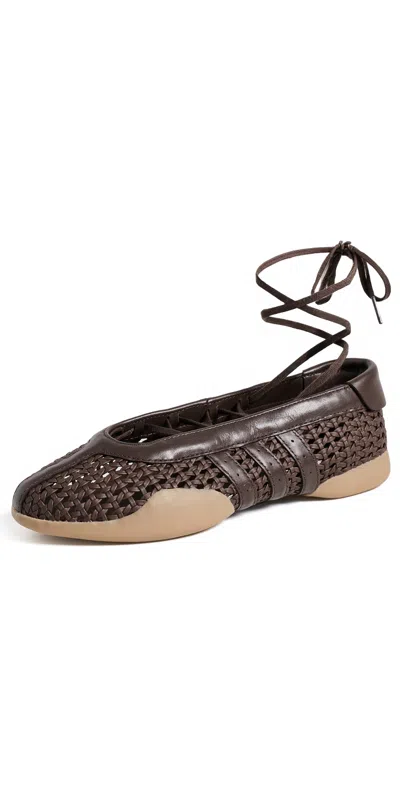 Adidas Originals Taekwondo Mei Ballet Flats Brown/gum 4