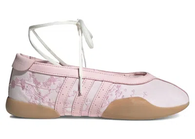 Pre-owned Adidas Originals Taekwondo Mei Ballet Pink Floral Embroidery (women's) Sneakers In Clear Pink/aluminum Pink/gum Three