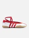 Adidas Originals Taekwondo Mei Ballet Leather Sneakers In Red