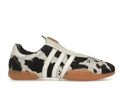 Pre-owned Adidas Originals Taekwondo Mei Cow Print (women's) Sneakers In Off White/gum In Multi
