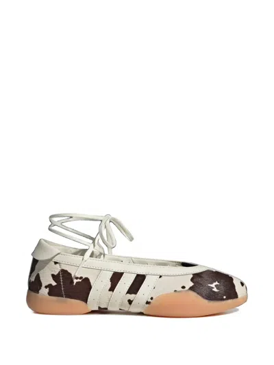 Adidas Originals Taekwondo Mei Cow-print Ballet Flats In Multi