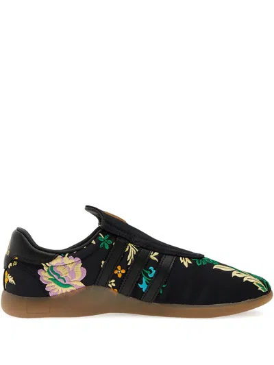 Adidas Originals Taekwondo Mei Floral-embroidered Sneakers In Black