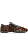 Adidas Originals Taekwondo Mei Leather-trimmed Leopard-print Pony Hair Sneakers