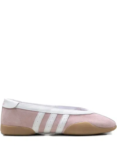 Adidas Originals Taekwondo Mei Suede Ballet Flats In Pink