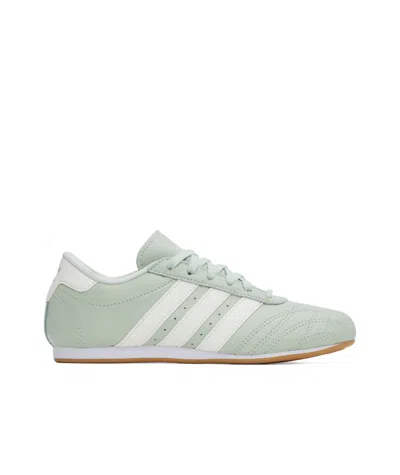 ADIDAS ORIGINALS TAEKWONDO LA THREE-STRIPE LEATHER SNEAKERS