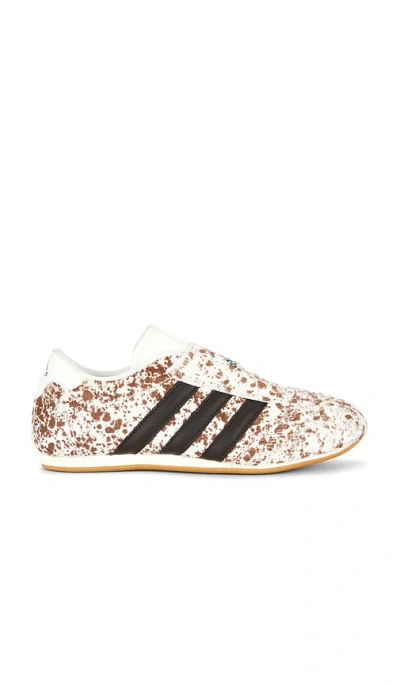 Adidas Originals Gray And Brown Pony Print Taekwondo Trainers In Multi