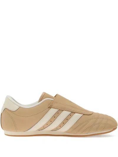 Adidas Originals Taekwondo W Three-stripe Strap Sneakers In Neutral