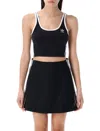 Adidas Originals Adicolor 3-stripes Sports Bra In Black