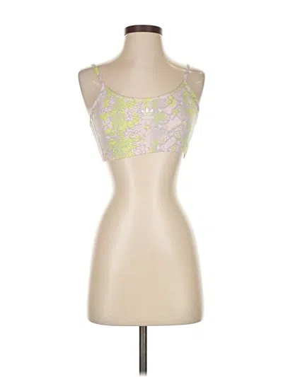 Pre-owned Adidas Originals Tank Top Purple Strapless Neckline Tops