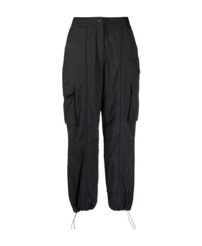 Adidas Originals Tapered-leg Cargo Trousers In Black