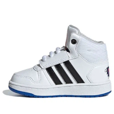 Adidas Originals (td) Adidas Adidas Hoops 2.0 Mid 'white Black Blue' In Multi