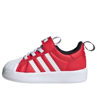 Adidas Originals (td) Adidas Adidas Pixar Cars Adifom Superstar 360 'pure Ruby Cloud White' In Red