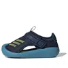 Adidas Originals (td) Adidas Altaventure Sandals Blue/yellow In Black