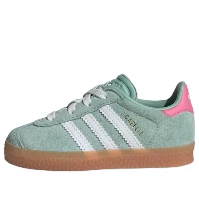 Adidas Originals (td) Adidas Gazelle 'hazy Green White Pink'